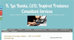 Desktop Screenshot of kleebanks-freelance-consultant.com